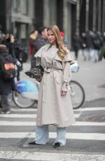 ANDRESSA SUITA Out at New York Fashion Week 02/08/2025