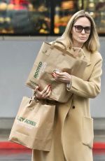 ANGELINA JOLIE Out for a Grocery Shopping in Los Angeles 02/13/2025