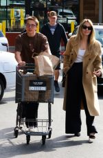 ANGELINA JOLIE Out Shopping with Her Son at Lazy Acres in Los Feliz 02/08/2025