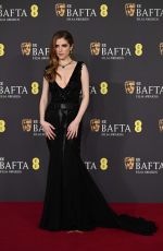 ANNA KENDRICK at EE BAFTA Film Awards 2025 in London 02/16/2025