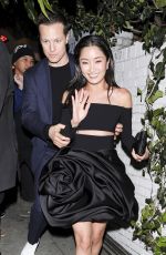 ANNA SAWAI Leaves Chateau Marmont in Los Angeles 02/27/2025