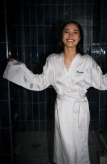 ANNA SAWAI - SAG Awards Prep Photo Diary for Who What Wear, February 2025