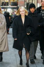 ANNASOPHIA ROBB Arrives at Today Show in New York City 02/21/2025