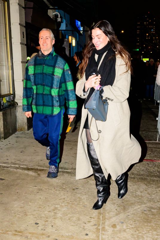 ANNE HATHAWAY and Adam Shulman Arrives at Paul McCartney’s Concert in New York 02/12/2025