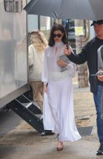 ANNE HATHAWAY Arrives on the Set of The Verity in Queens, New York 02/27/2025