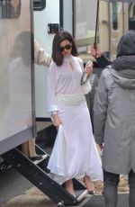 ANNE HATHAWAY Arrives on the Set of The Verity in Queens, New York 02/27/2025