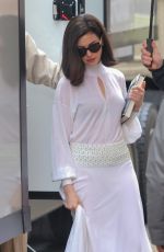 ANNE HATHAWAY Arrives on the Set of The Verity in Queens, New York 02/27/2025