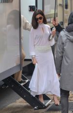 ANNE HATHAWAY Arrives on the Set of The Verity in Queens, New York 02/27/2025