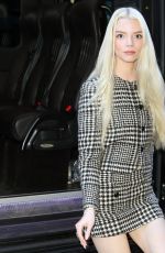 ANYA TAYLOR-JOY Heading to Taping of Today Show in New York 02/04/2025