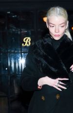 ANYA TAYLOR-JOY Leaves Bowery Hotel in New York City 02/17/2025