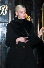 ANYA TAYLOR-JOY Leaves Bowery Hotel in New York City 02/17/2025