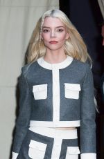 ANYA TAYLOR-JOY Out at a Press Run in New York City 02/04/2025