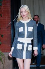 ANYA TAYLOR-JOY Out at a Press Run in New York City 02/04/2025
