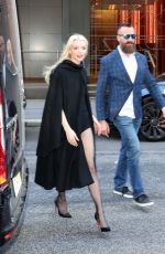ANYA TAYLOR-JOY Out Doing Press in SoHo in New York City 02/04/2025
