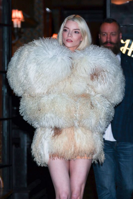 ANYA TAYLOR-JOY Out in East Village in New York City 02/04/2025