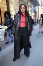 ARIANA DEBOSE Leaves Sirius Radio Appearance 02/05/2025