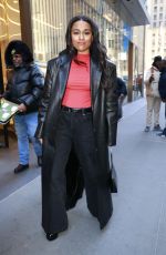ARIANA DEBOSE Leaves Sirius Radio Appearance 02/05/2025