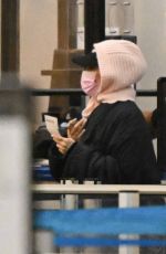 ARIANA GRANDE Arrives at JFK Airport 02/16/2025