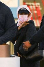 ARIANA GRANDE Arrives at JFK Airport 02/16/2025