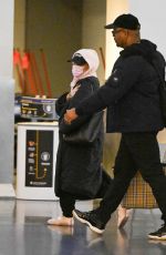 ARIANA GRANDE Arrives at JFK Airport 02/16/2025