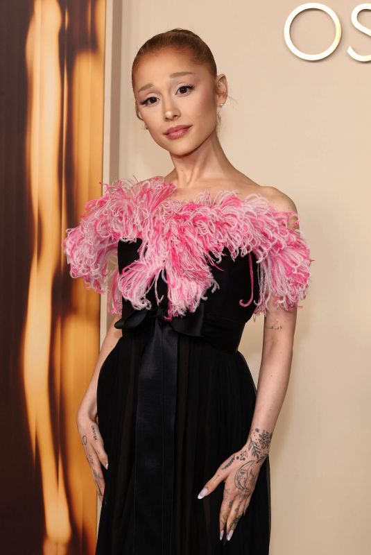 ARIANA GRANDE at 97th Annual Academy Awards Nominees Dinner in Los Angeles 02/25/2025