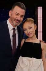 ARIANA GRANDE at Jimmy Kimmel Live! 02/05/2025