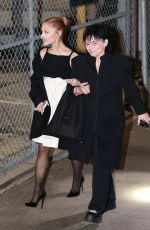 ARIANA GRANDE Leaves Jimmy Kimmel Live! 02/05/2025
