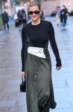 ASHLEY ROBERTS Arrives at Heart Radio Studio 02/05/2025