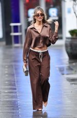 ASHLEY ROBERTS Leaves Heart Radio in London 02/20/2025