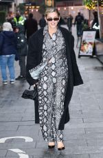 ASHLEY ROBERTS Leaves Heart Radio Studios in London 02/10/2025