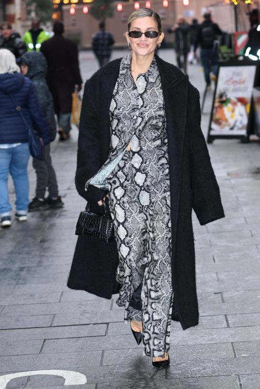 ASHLEY ROBERTS Leaves Heart Radio Studios in London 02/10/2025