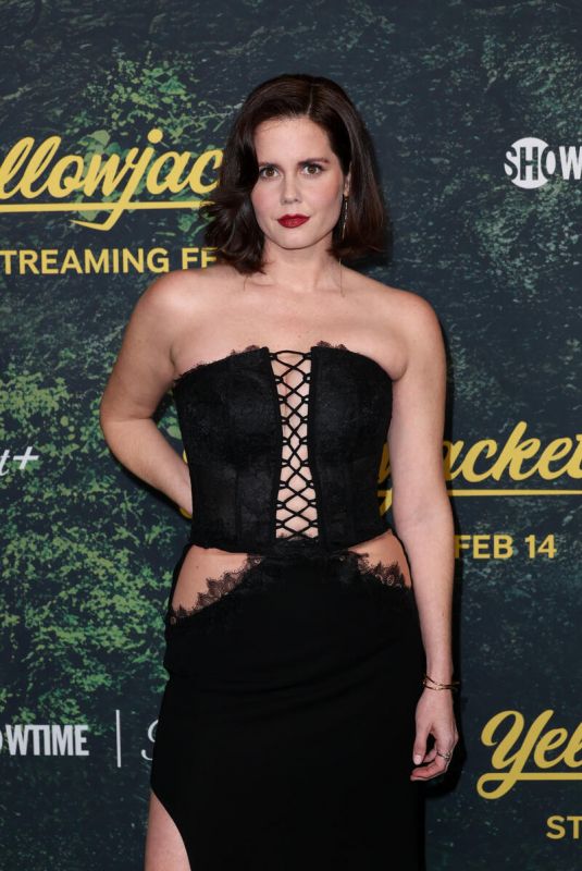 ASHLEY SUTTON at Yellowjackets Season 3 Premiere in Los Angeles 02/13/2025