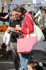 AVA MICHELLE Out Shopping at Studio City Farmer