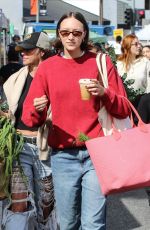 AVA MICHELLE Out Shopping at Studio City Farmer