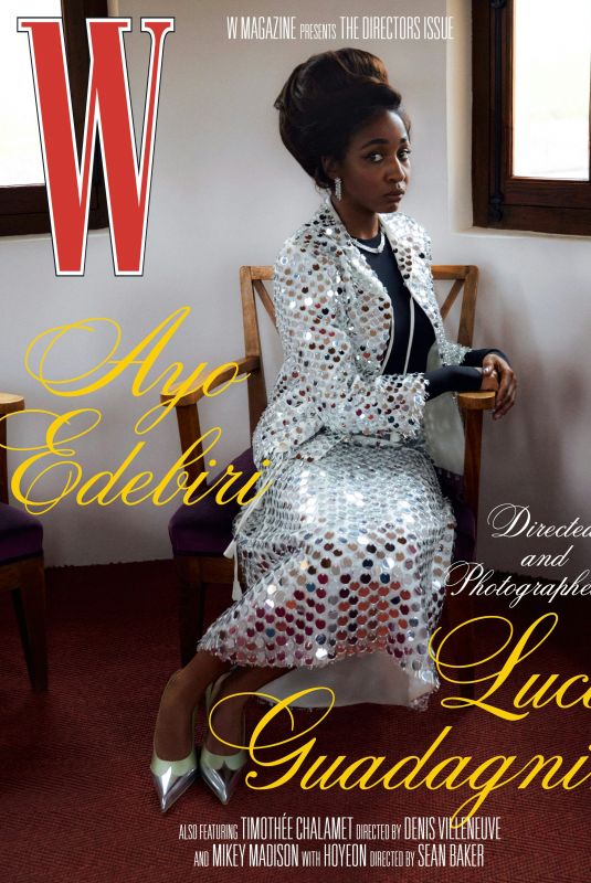 AYO EDEBIRI for W Magazine Directors Issue, February 2025