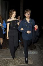 BARBARA PALVIN and Dylan Sprouse Arrives at a Super Bowl Party in New Orleans 02/08/2025