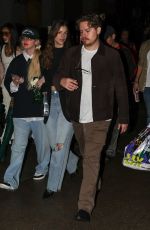 BARBARA PALVIN and Dylan Sprouse Arrives at Super Bowl LIX in New Orleans 02/09/2025