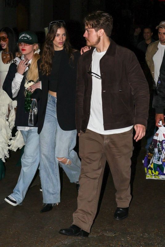 BARBARA PALVIN and Dylan Sprouse Arrives at Super Bowl LIX in New Orleans 02/09/2025