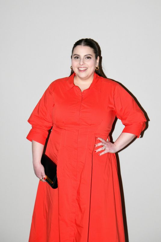 BEANIE FELDSTEIN at SIMKHAI Show at 2025 New York Fashion Week in New York City 02/07/2025