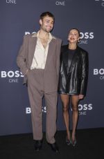 BEL POWLEY at BOSS One x David Beckham Fashion Launch Event in London 01/30/2025