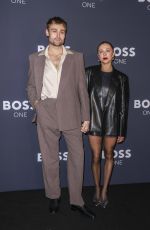 BEL POWLEY at BOSS One x David Beckham Fashion Launch Event in London 01/30/2025