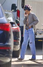 BELLA HADID on the Set of a Photoshoot in Beverly Hills 02/22/2025