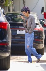 BELLA HADID on the Set of a Photoshoot in Beverly Hills 02/22/2025