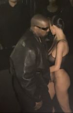 BIANCA CENSORI and Kanye West at a Private Grammy After-party in Los Angeles 02/02/2025