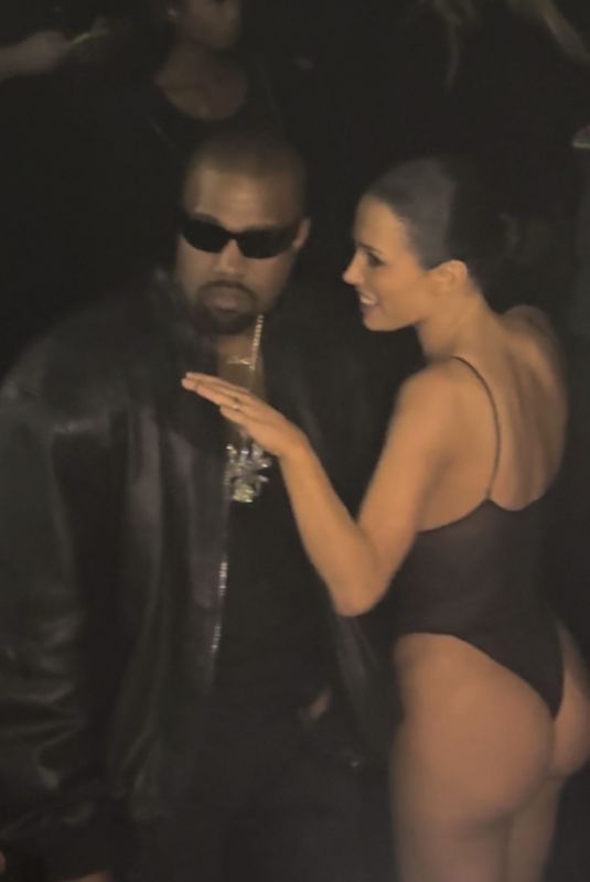 BIANCA CENSORI and Kanye West at a Private Grammy After-party in Los Angeles 02/02/2025