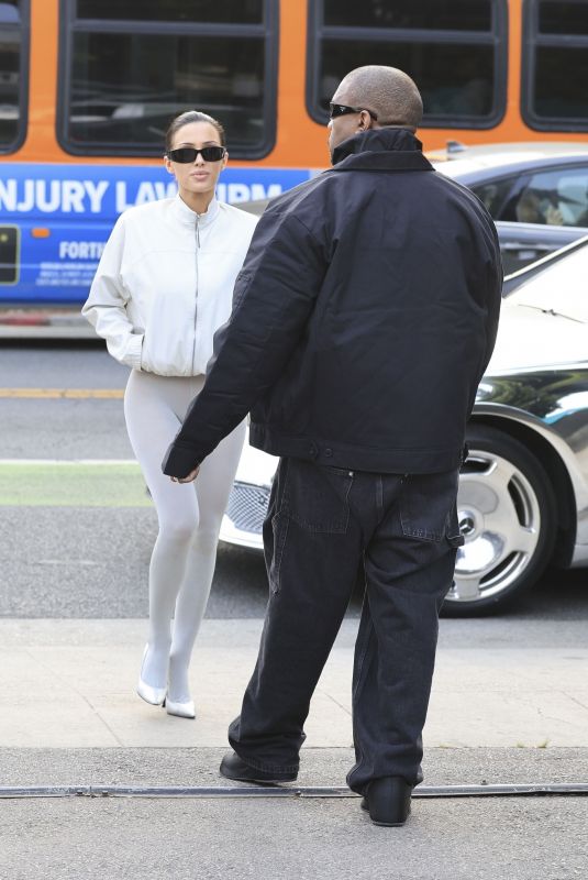 BIANCA CENSORI and Kanye West Heading to a Studio in Los Angeles 02/04/2025