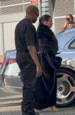 BIANCA CENSORI and Kanye West Leaves 67th Annual Grammy Awards in Los Angeles 02/02/2025