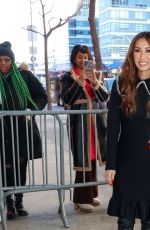 BRENDA SONG Arrives at Drew Barrymore Show in New York City 02/26/2025