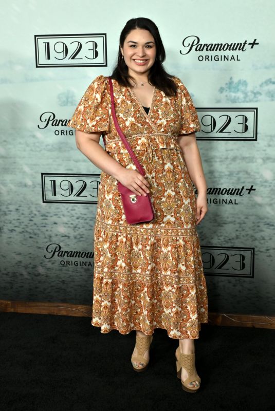 BRIANNA FERNANDEZ at 1923 Season 2 Premiere in Los Angeles 02/19/2025