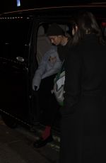 BRIE LARSON Arrives at a Theatre in London 02/25/2025